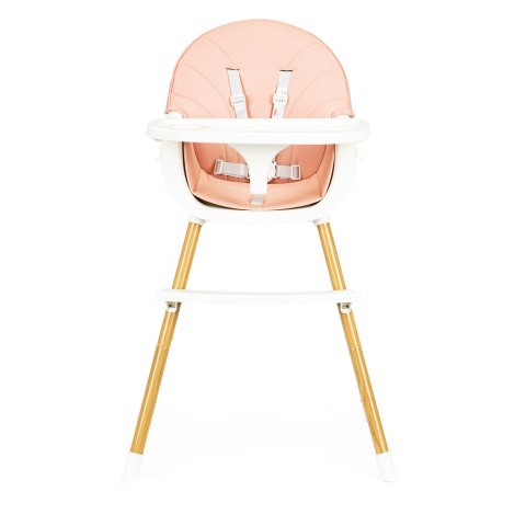 Krzesełko fotelik do karmienia 2w1 różowe ECOTOYS