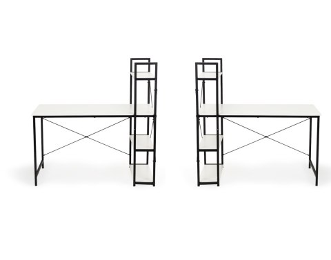 Biurko komputerowe biurowe stół + regał półki loft ModernHome
