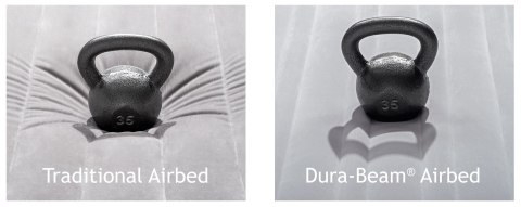 Materac łóżko 236x152 cm z pompką 2-osobowy DELUXE INTEX 64448ND