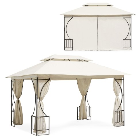 Namiot pawilon ogrodowy altana 3x4m pełne ścianki boczne MultiGarden