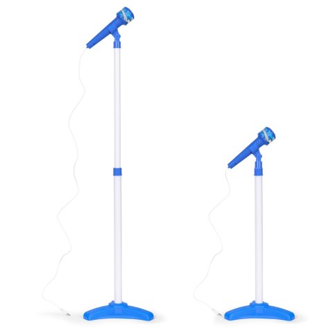 Zestaw gitara elektryczna mikrofon statyw dla dzieci MP3 - niebieska