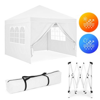 Namiot pawilon ogrodowy 3x3 m rozkładany automatycznie + 4 ścianki boczne MultiGarden
