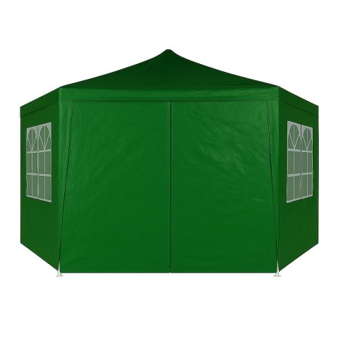 Namiot pawilon ogrodowy handlowy 2x2x2 m z oknami zielony MultiGarden