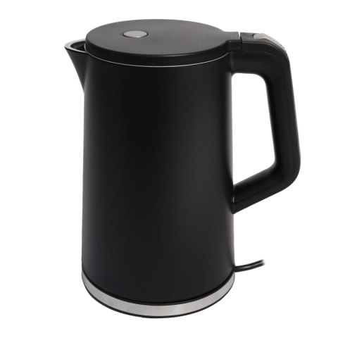 Czajnik elektryczny bezprzewodowy turystyczny 1500 W 1.7 l obrotowy czarny