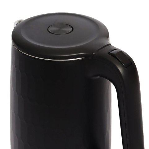 Czajnik elektryczny bezprzewodowy turystyczny 1500 W 1.8 l obrotowy czarny