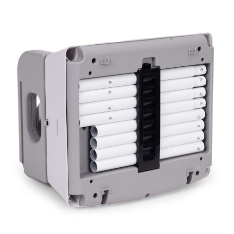 Fotelik krzesełko do karmienia dzieci 3w1 podwójna tacka 5-punktowe pasy szary ECOTOYS