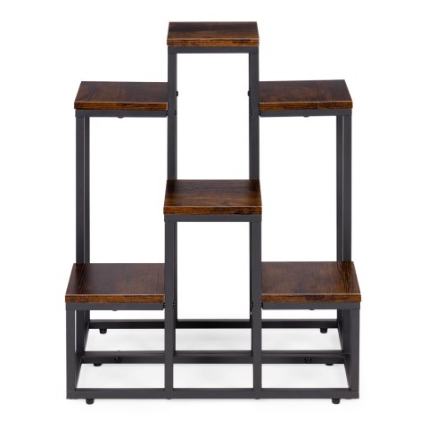 Kwietnik stojący stojak na kwiaty ozdoby 6 półek loft ModernHome