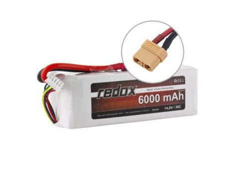 Akumulator Redox 6000 Mah 14,8v 30c - Pakiet Lipo
