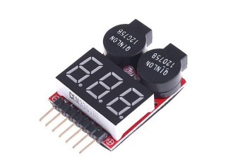 Buzzer Miernik Wskażnik Napięcia Z Wyświetlaczem (Regulowany)