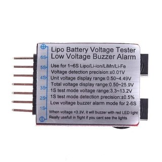 Buzzer Miernik Wskażnik Napięcia Z Wyświetlaczem (Regulowany)