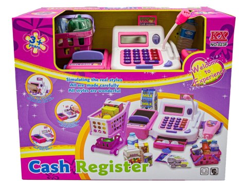 Edukacyjna Kasa Sklepowa- Kalkulator, Mikrofon, Akcesoria