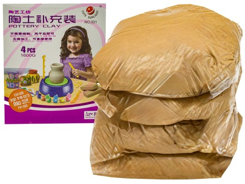 Glina Garncarska - Zestaw Uzupełniający 1,5 Kg Zapas