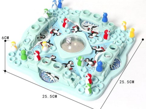 Gra Planszowa Wyścigi Pingwinów Chińczyk