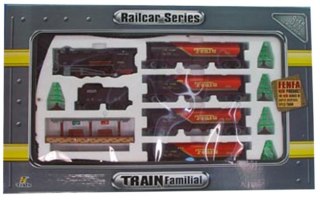 Kolejka Fenfa - Parowóz + Cysterny Tory Lokomotywa