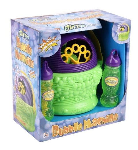 Maszynka Do Puszczania Kolorowych Baniek Mydlanych + 2xuzupełniacz Bańki