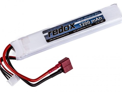 Pakiet Akumulator Asg Redox Lipo 11,1v 1200mah 20c Scalony