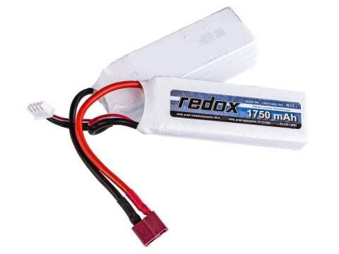 Pakiet Akumulator Asg Redox Lipo 11,1v 1750mah 20c 2+1 Rozdzielony