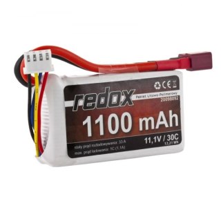 Pakiet Akumulator Redox Lipo 11,1v 1100mah 30c