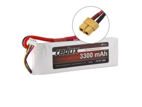 Pakiet Akumulator Redox Lipo 11,1v 3300mah 30c