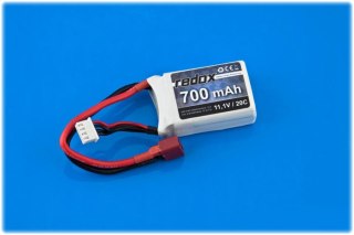 Pakiet Akumulator Redox Lipo 11,1v 700mah 20c