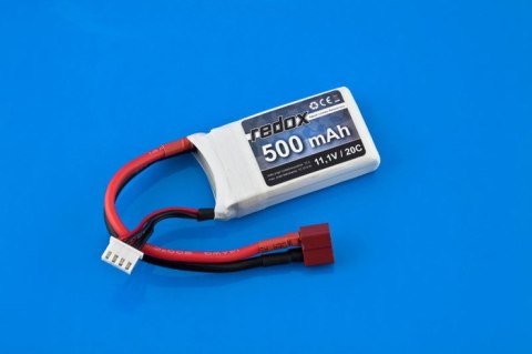 Pakiet Lipo Redox 500 Mah 11,1v 20c