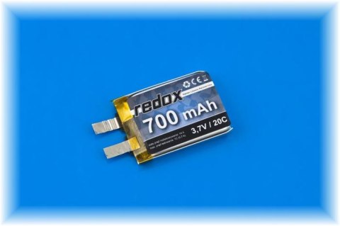 Pojedyncze Ogniwo Redox Lipo 3,7v 700mah 20c (Bez Kon.)