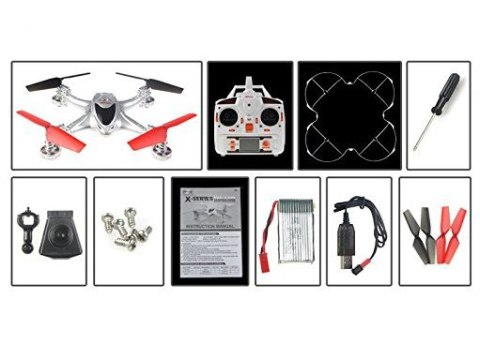 Quadocopter Dron Mjx X300c Kamera Fpv Obrót 3d