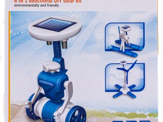Roboty Solarne 6w1 - Solar Kit - Wiatrak, Helikopter, Auto, Robot