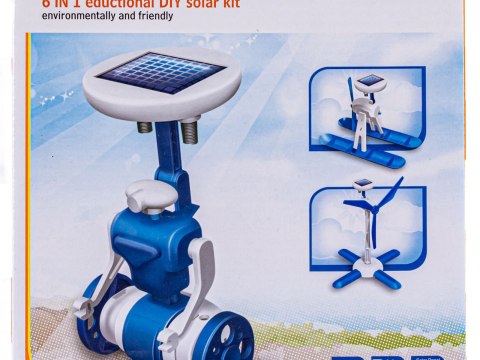 Roboty Solarne 6w1 - Solar Kit - Wiatrak, Helikopter, Auto, Robot