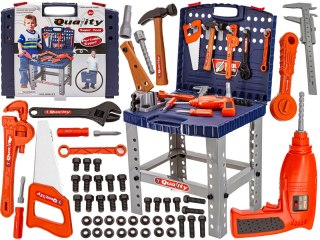 Warsztat Stolarski W Walizce - Wiertarka, Klucze, Młotek