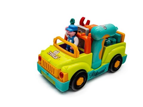 Auto Do Rozkręcania I Skręcania + Narzędzia, Jeździ, Świeci, Gra Melodie Wkrętarka