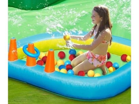 Dmuchaniec Zamek Wodny Dmuchany Happyhop Słoneczna Oaza 7 In 1