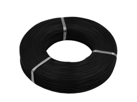 Msp Silikonowy Przewód Prądowy 28awg 0,08mm2 1m Czarny