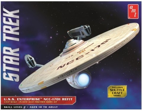 Model Plastikowy - Star Trek Uss Enterprise Ncc-1701 Refit 1:537 - Amt