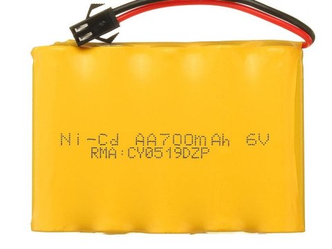 Pakiet, Akumulator, Bateria Ni-Cd 6v 700mah Do Samochodu Auta Crawler Hb P1402, P1401