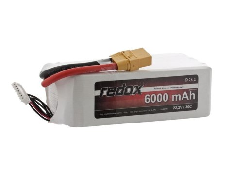 Pakiet Redox 6000 Mah 22,2v 30c Lipo