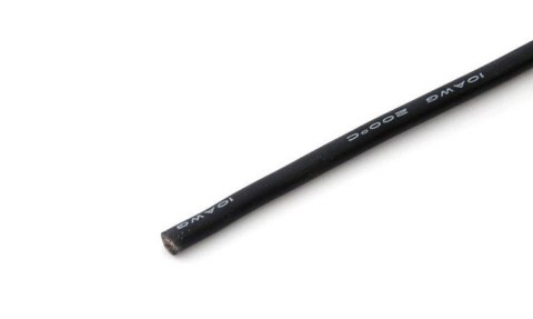 Przewód Silikonowy 5,3 Mm2 (10awg) (Czarny) 1m.