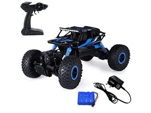 Samochód Rc Rock Crawler 2.4ghz 1:18 Niebieski