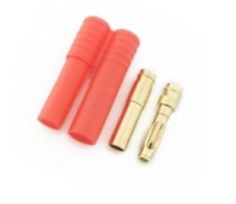 Wtyki Gold - 4mm - Konektor Zestaw Z Osłonką - 1 Szt.