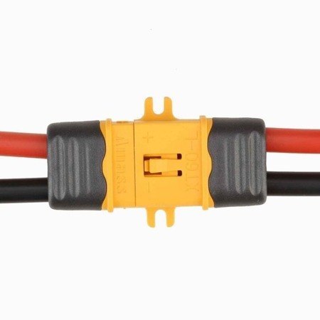 Wtyki Xt60-L Z Osłoną I Stopką - Konektor Xt60-L - Kompletne Złącze Wysokoprądowe - 1 Para - Amass