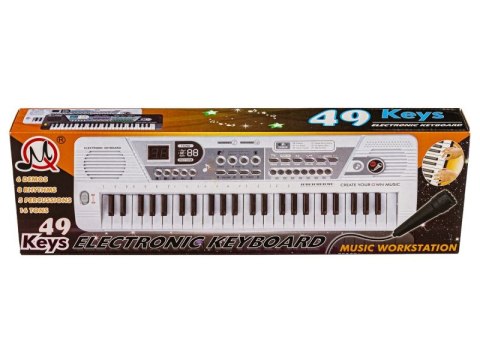 Keyboard Mq-4919 Organki, 49 Klawiszy, Mikrofon