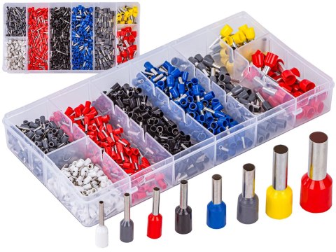 Konektory Kablowe, Zestaw Tulejek, Końcówek 800 Szt. Tulejki Do Zaciskarki, Praski