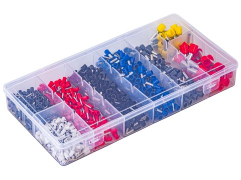 Konektory Kablowe, Zestaw Tulejek, Końcówek 800 Szt. Tulejki Do Zaciskarki, Praski