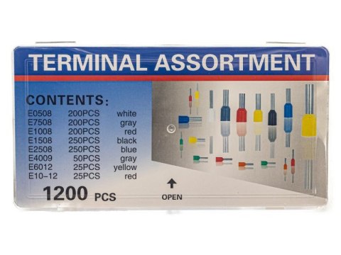 Konektory Kablowe, Zestaw Tulejek, Końcówek 800 Szt. Tulejki Do Zaciskarki, Praski