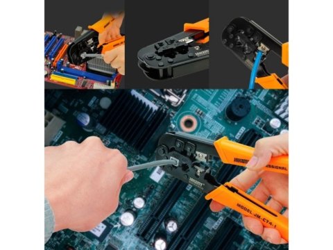 Profesjonalna Zaciskarka Do Kabli, Wtyczek Rj45 Rj12 Rj11 Jakemy