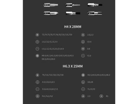 Profesjonalny Zestaw Narzędzi Precyzyjnych Jakemy 73w1
