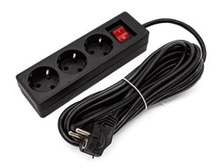 Przedłużacz, Listwa Zasilająca, 3 Gniazda, 3500w 250v 16a 4,6m