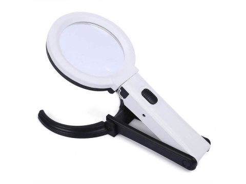 Składana Lupa Lampa Stolikowa 2,5x / 8x Oświetlenie Led