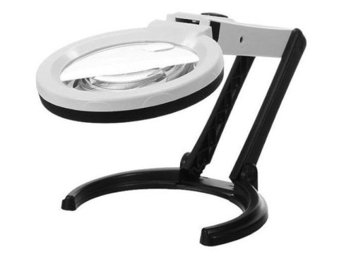 Składana Lupa Lampa Stolikowa 2,5x / 8x Oświetlenie Led