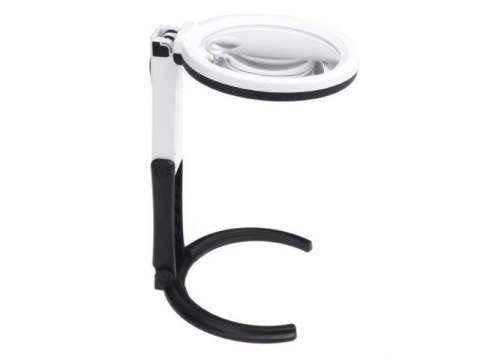 Składana Lupa Lampa Stolikowa 2,5x / 8x Oświetlenie Led